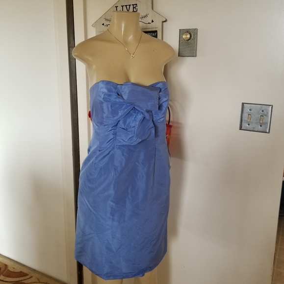 New J. Crew  blue special occasion organza dress 6 - Picture 12 of 13